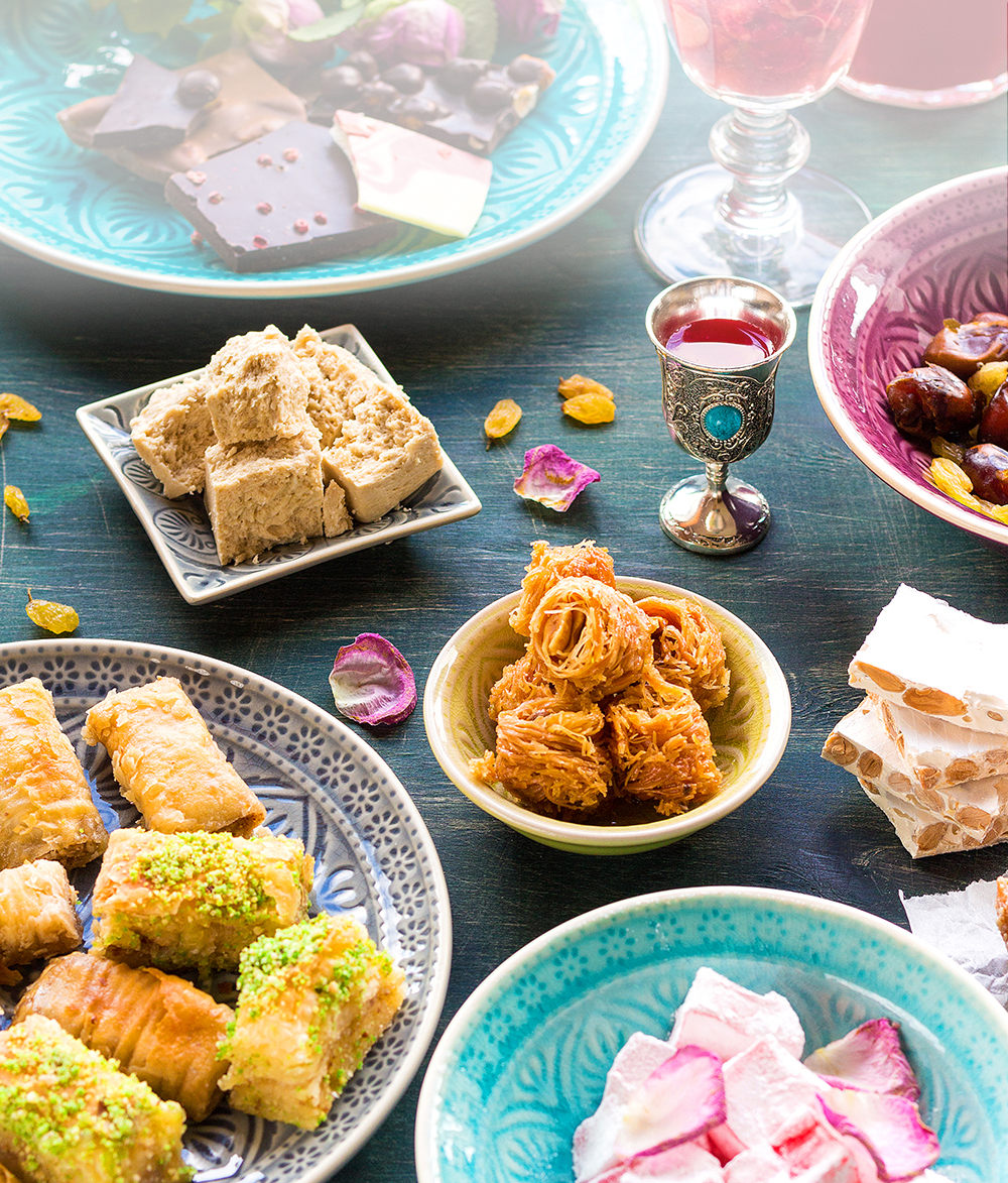 Assorted eastern desserts