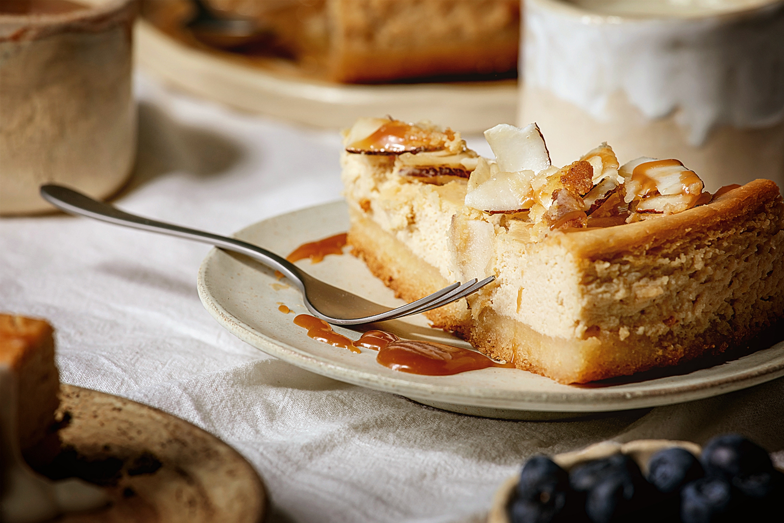 Eggless cheesecake