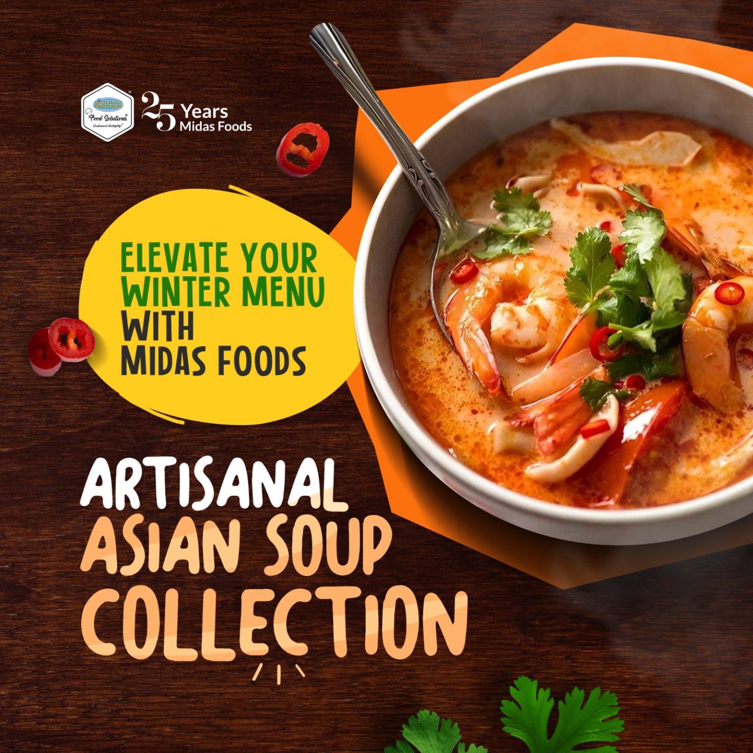 Elevate Your Winter Menu with Midas Foods\' Artisanal Asian Soup Collection